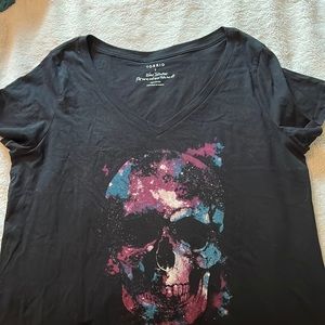 Torrid skull shirt